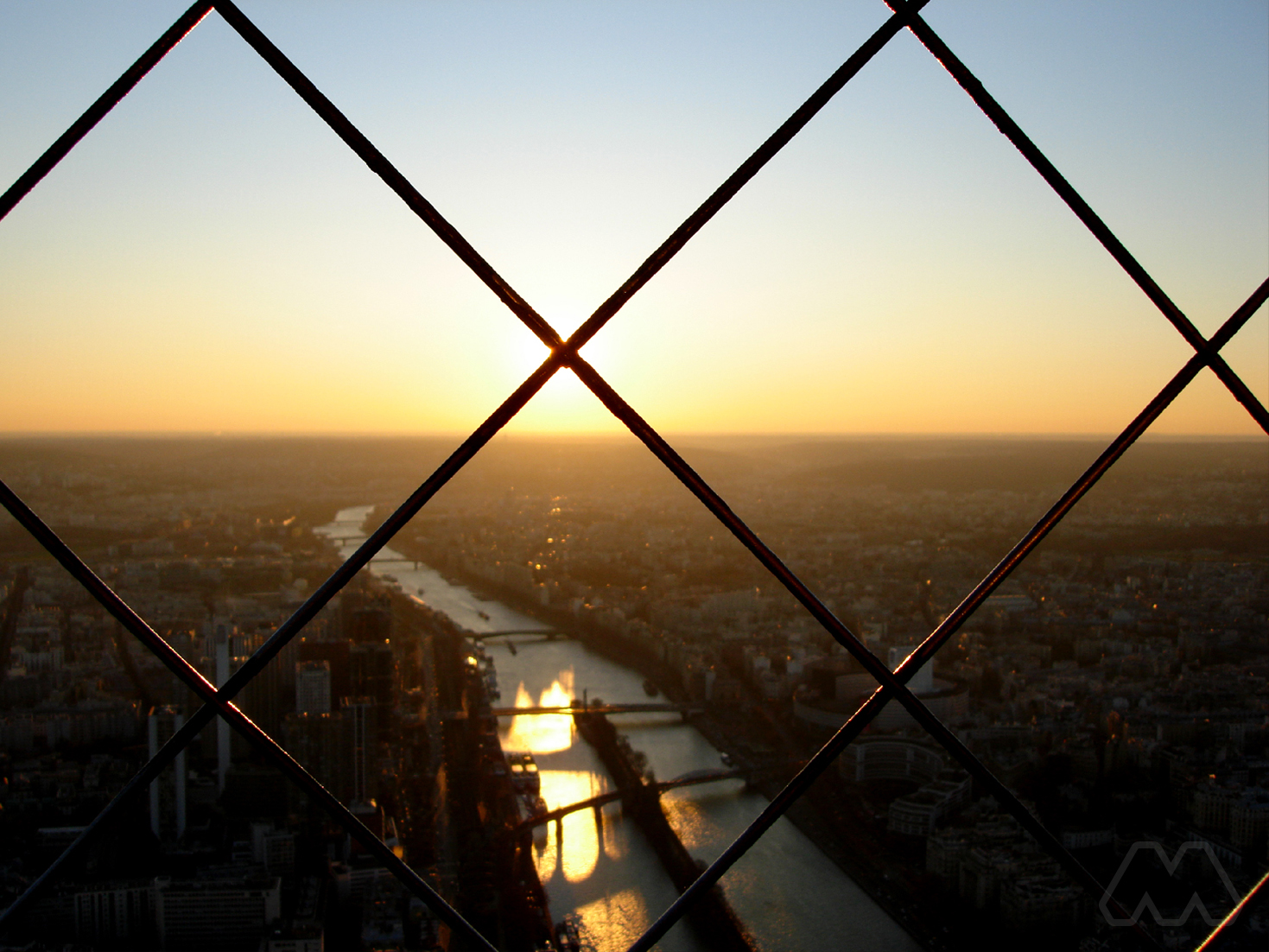 Vista di Parigi dalla Torre Eiffel